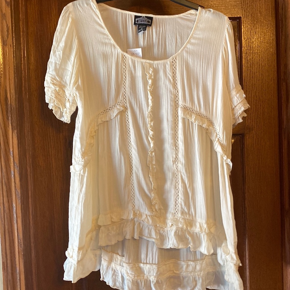 Flowy, off white, size Large
